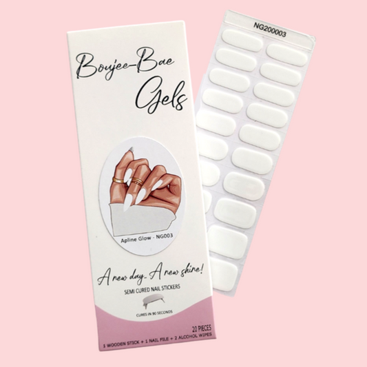 Alpine Glow Semicured Gel Nail Sticker Kit