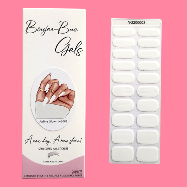 Alpine Glow Semicured Gel Nail Sticker Kit
