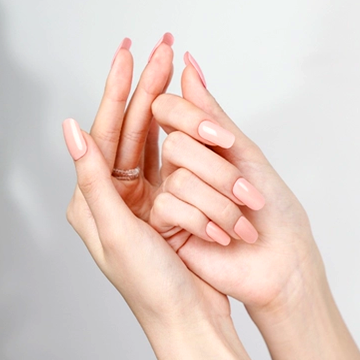 Angel's Blushed Semicured Gel Nail Sticker Kit