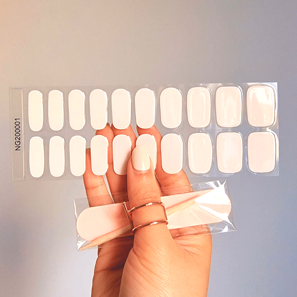 Barely Blushed Semicured Gel Nail Sticker Kit