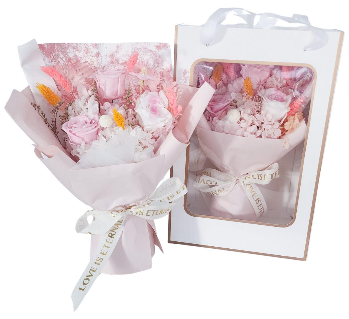 Blush Meadows - Dried Flower Arrangement