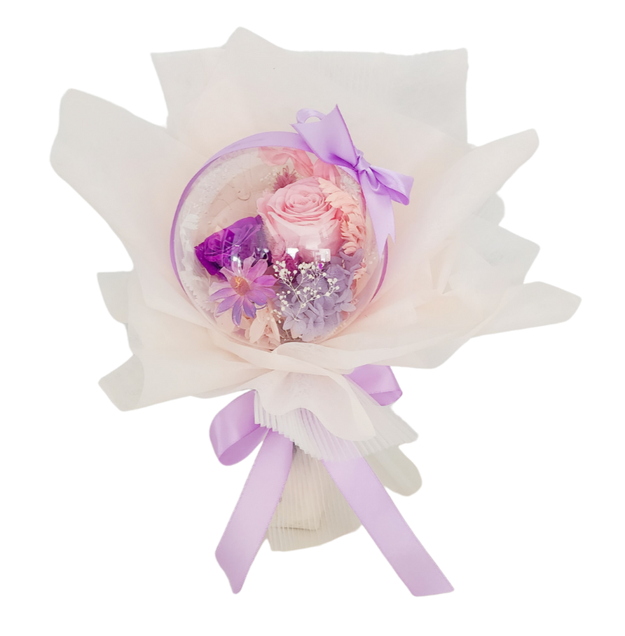 Lilac Whimsy - Dried Flower Arrangement