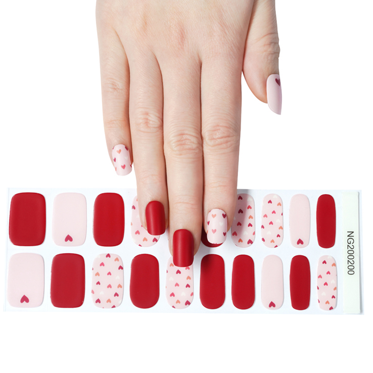 Love Notes Semicured Gel Nail Sticker Kit