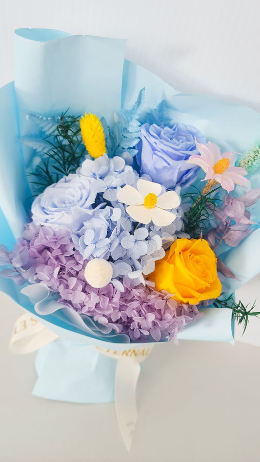 Morning Mist - Dried Flower Arrangement
