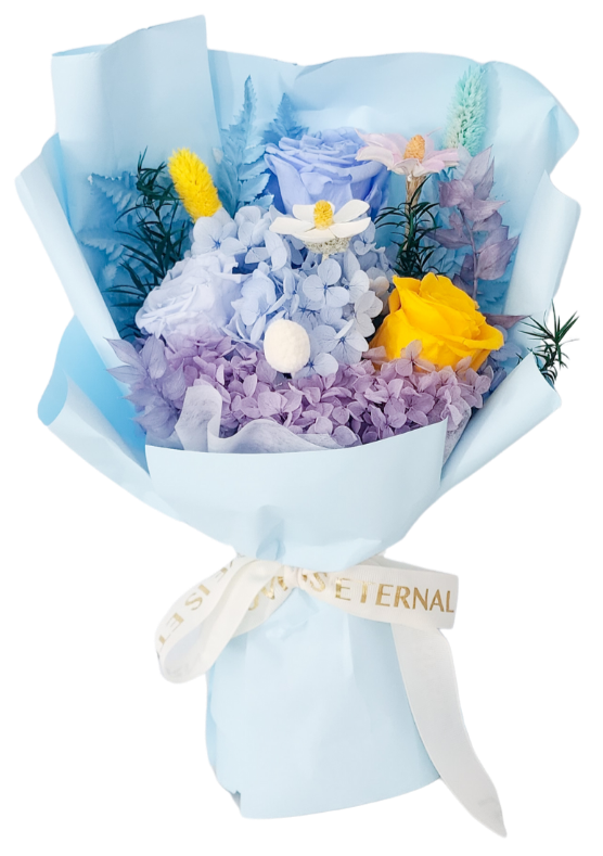 Morning Mist - Dried Flower Arrangement