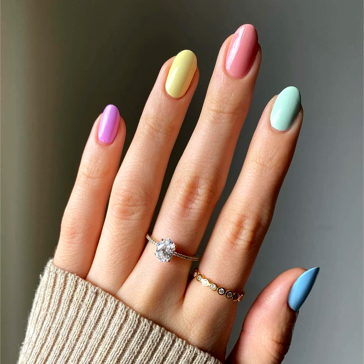 Pastel Dream Semicured Gel Nail Sticker Kit