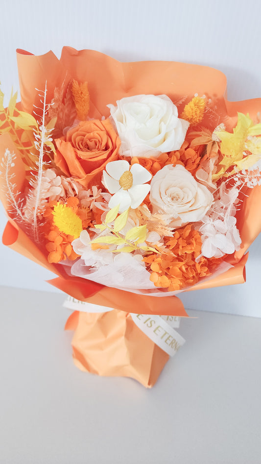 Sunset Glow - Dried Flower Arrangement