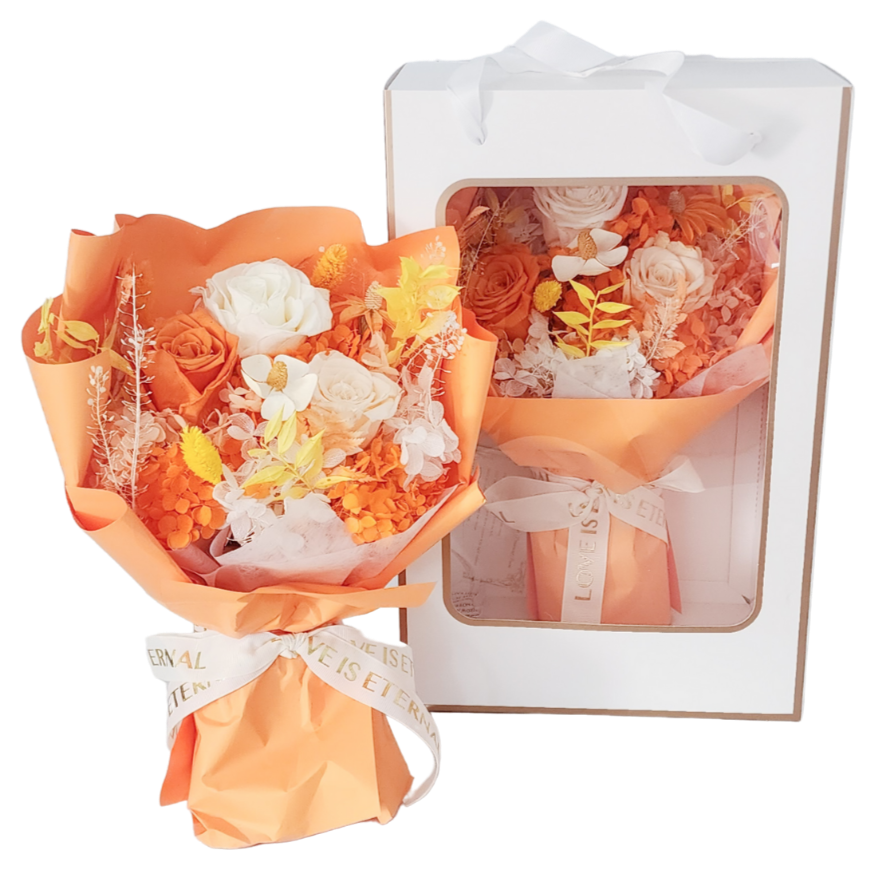 Sunset Glow - Dried Flower Arrangement