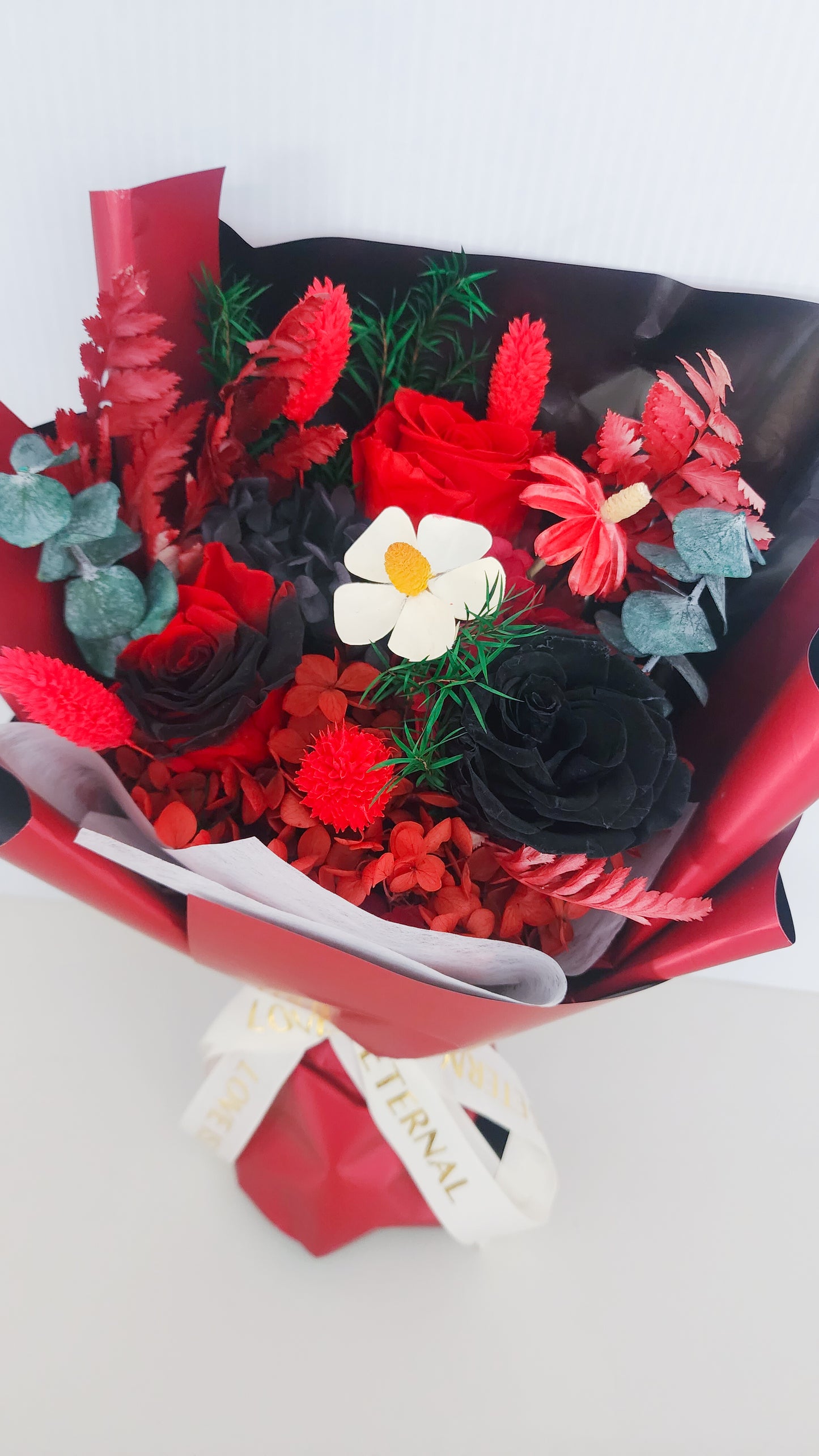 Velvet Ember - Dried Flower Arrangement