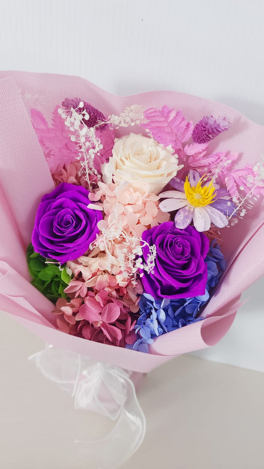 Violet Dreams - Dried Flower Arrangement