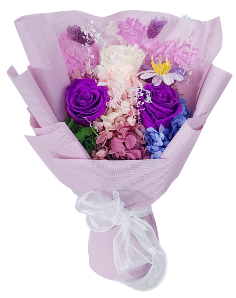 Violet Dreams - Dried Flower Arrangement