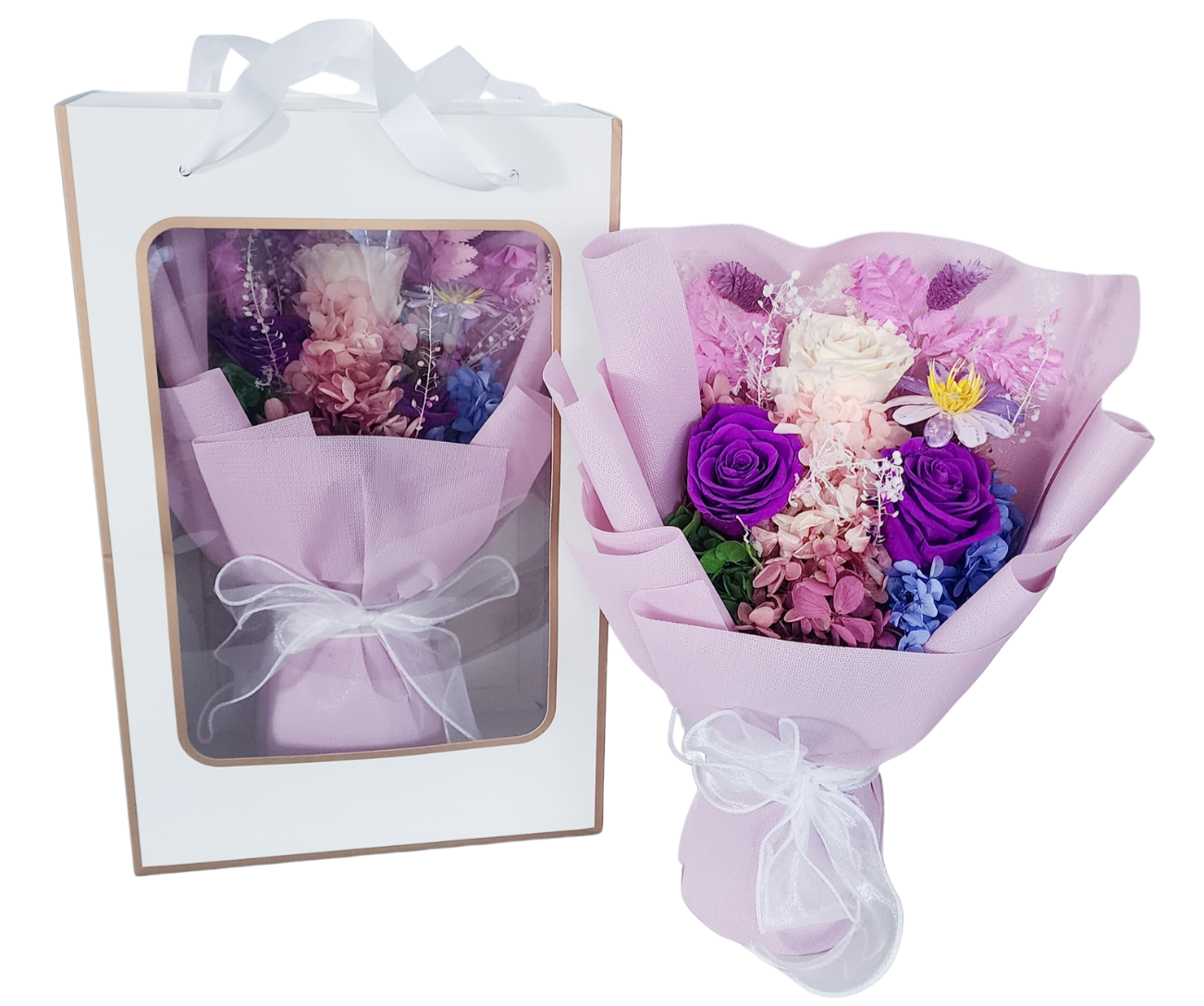 Violet Dreams - Dried Flower Arrangement